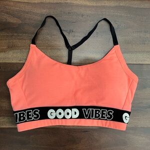 No Boundaries Orange Girl/Youth/Juniors Bra